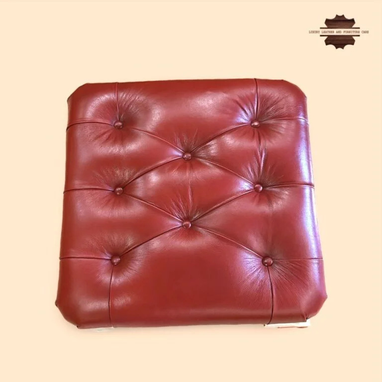 After: Leather Sofa Cleaning and Color Restoration