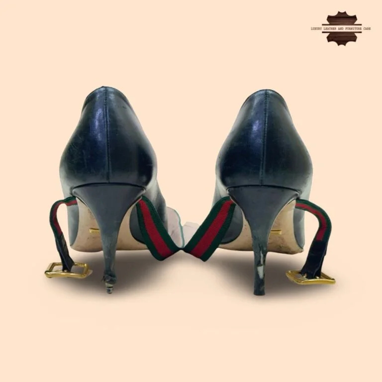 Before: Heel Repair: Gucci Heels Repair and Restoration