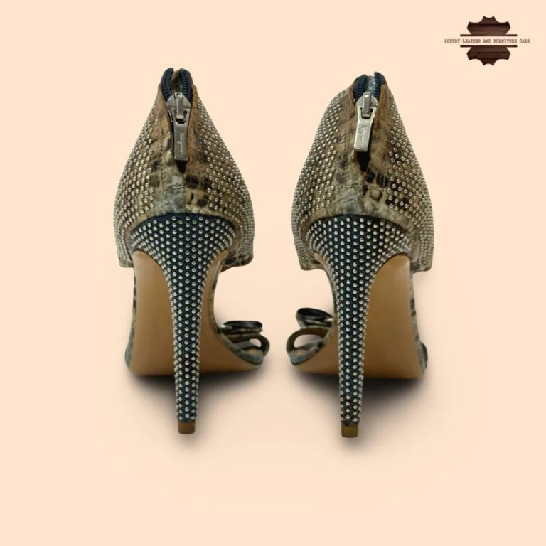 Before: Heel Size Shortening: Ferragamo Heels Size Shortening
