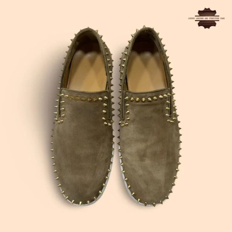 After: Complete Restoration : Christian Louboutin Loafers Cleaning and Repair