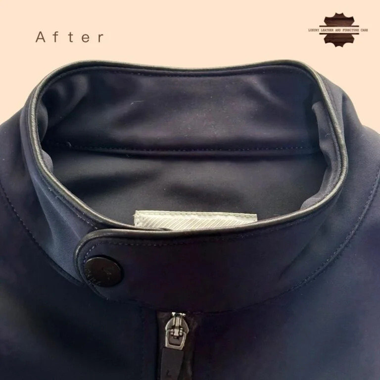 After: Leather Jacket Repair