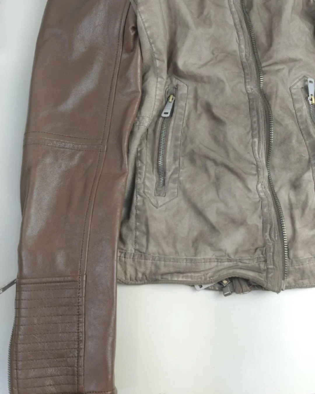 After: Leather Jacket Alterations & Fitting Services Jaipur