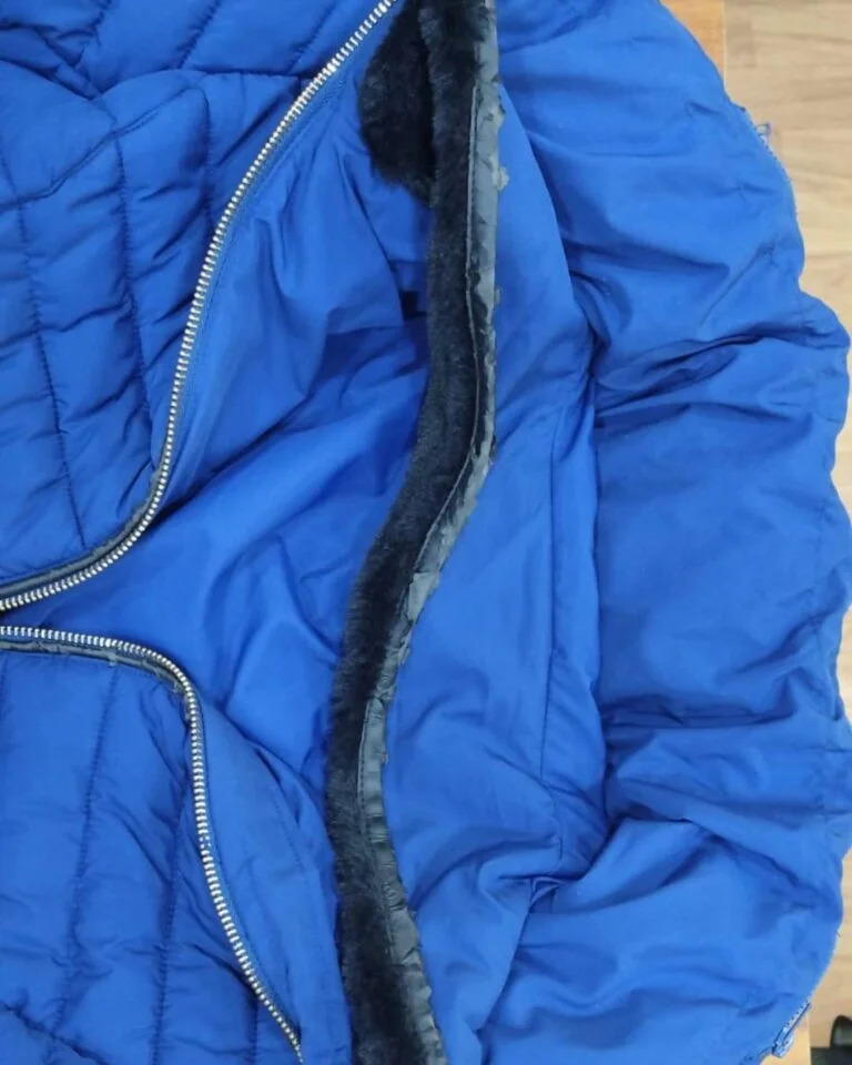 Before: Leather Jacket Zipper Repair & Hardware Replacement