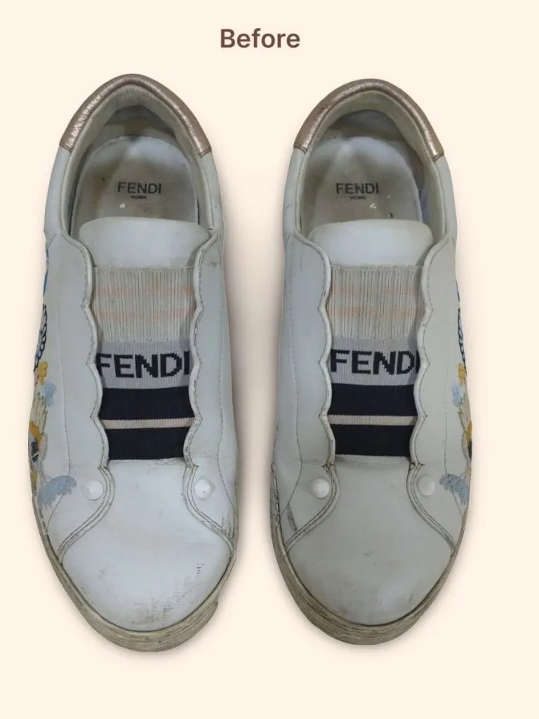Before: Sneakers Cleaning Service in Jaipur – Deep and Safe Cleaning
