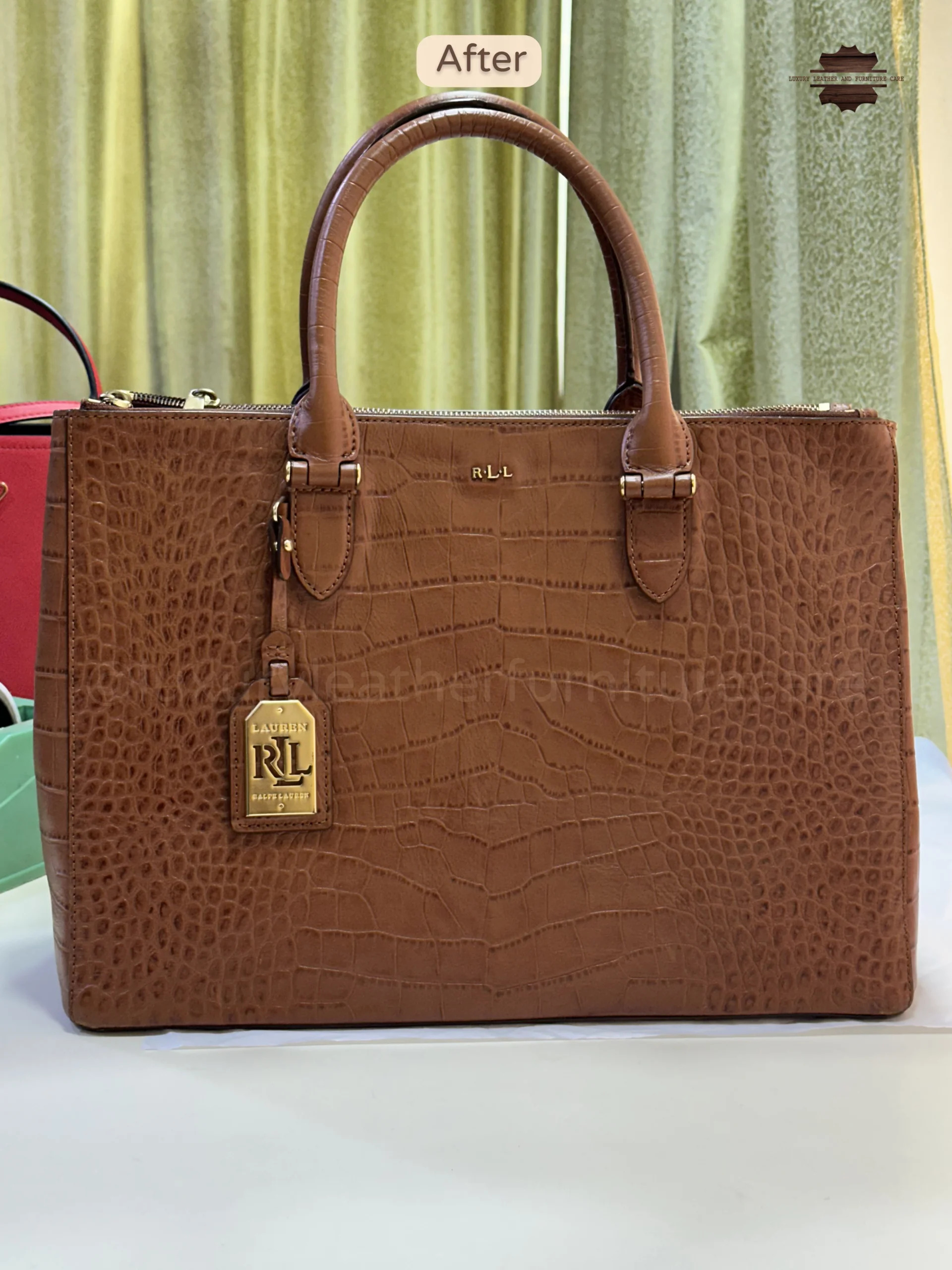 After: Designer Bag Print & Artwork Restoration