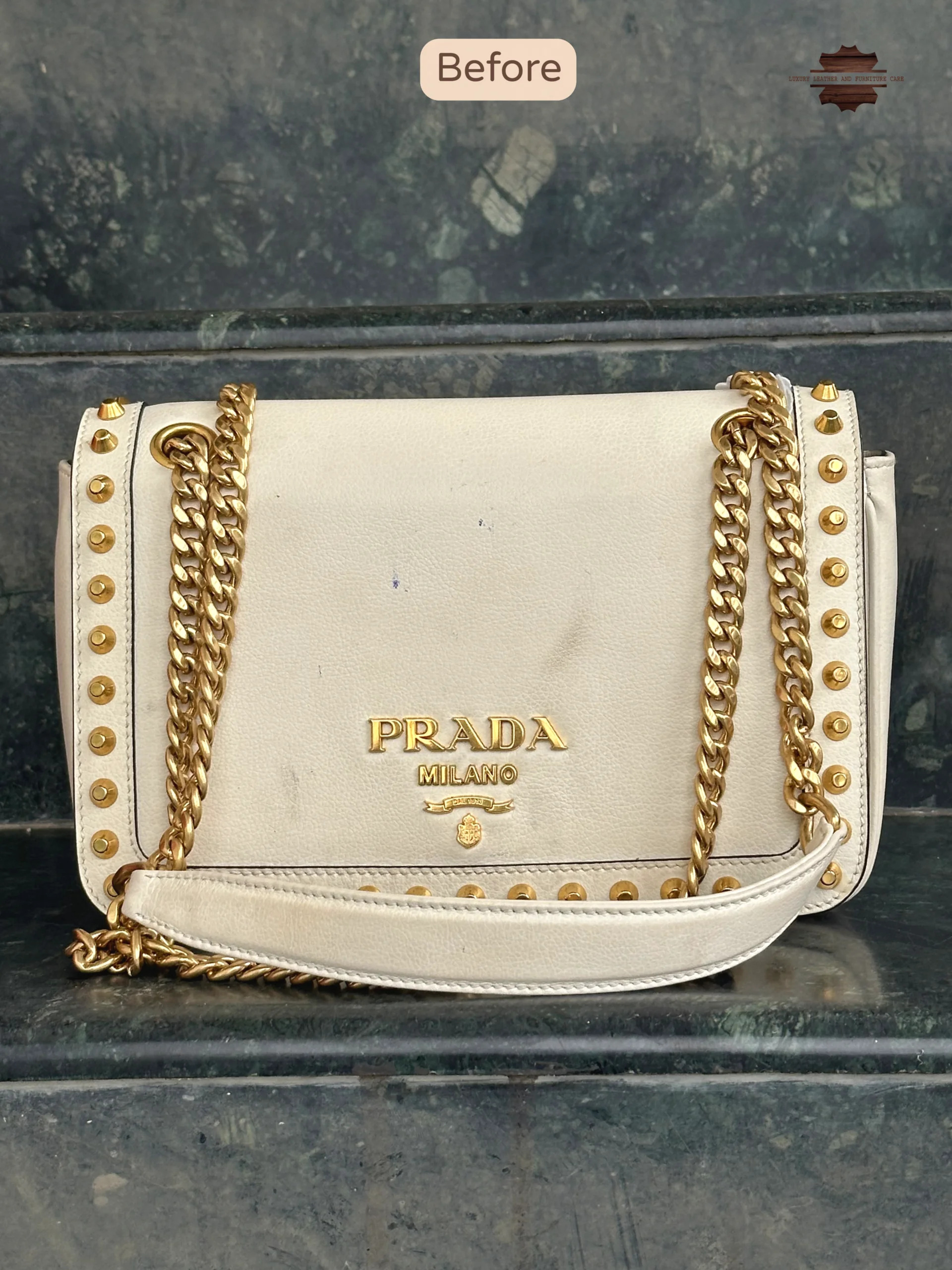 Before: Professional Leather Bag Cleaning Service in Jaipur