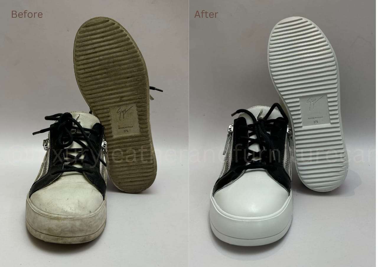 leather shoes cleaning