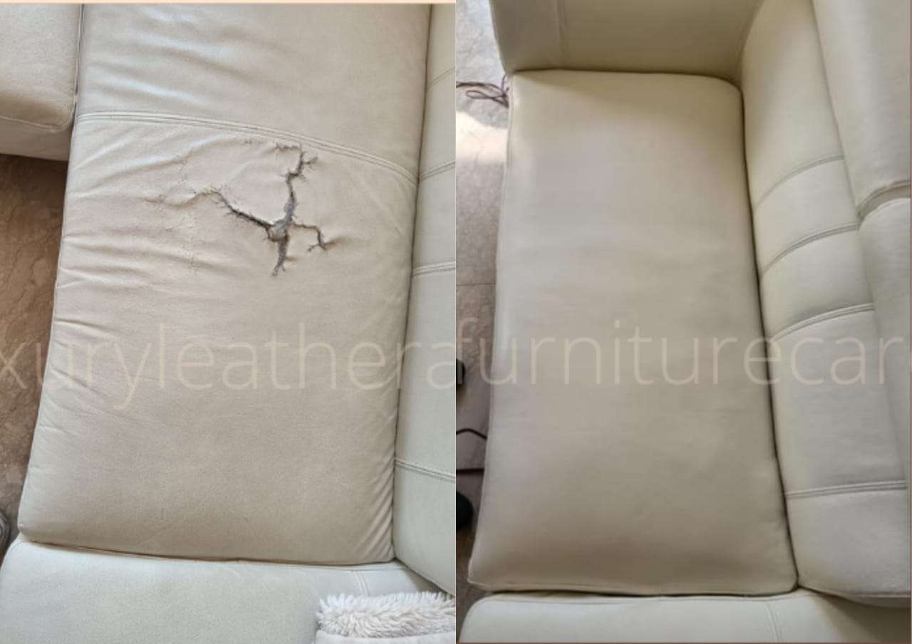 leather sofa cleaning and panel repacement