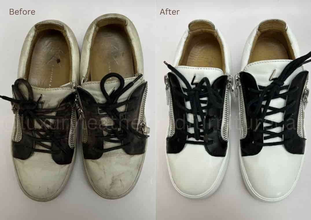 Ginoti sneakers cleaning and re-coloring