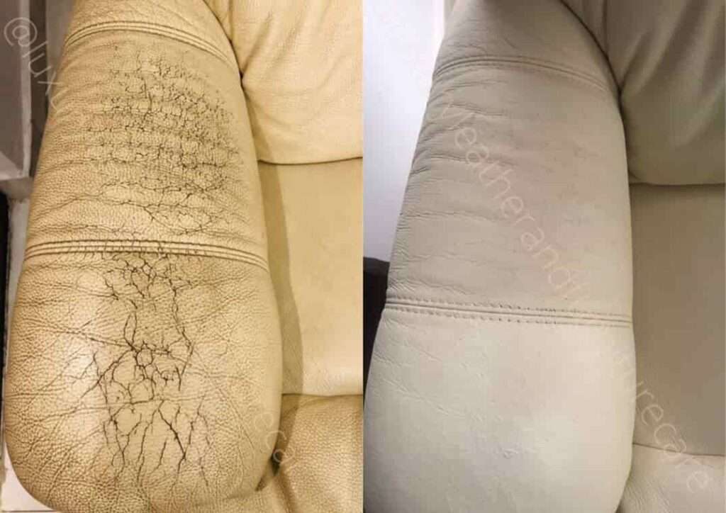 Leather sofa repair