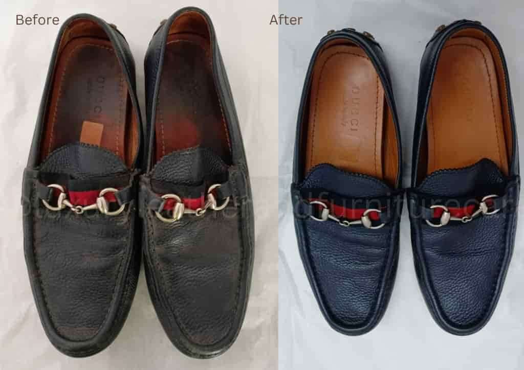Gucci Blue Loafers Cleaning in Mumbai