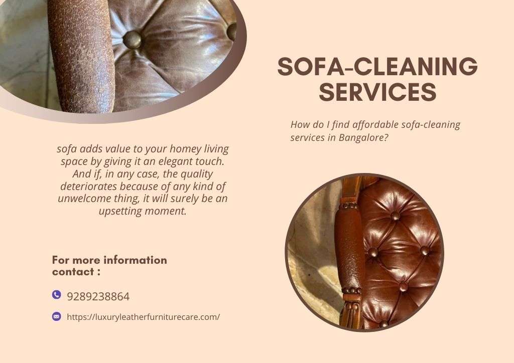 sofa-cleaning services in Bangalore