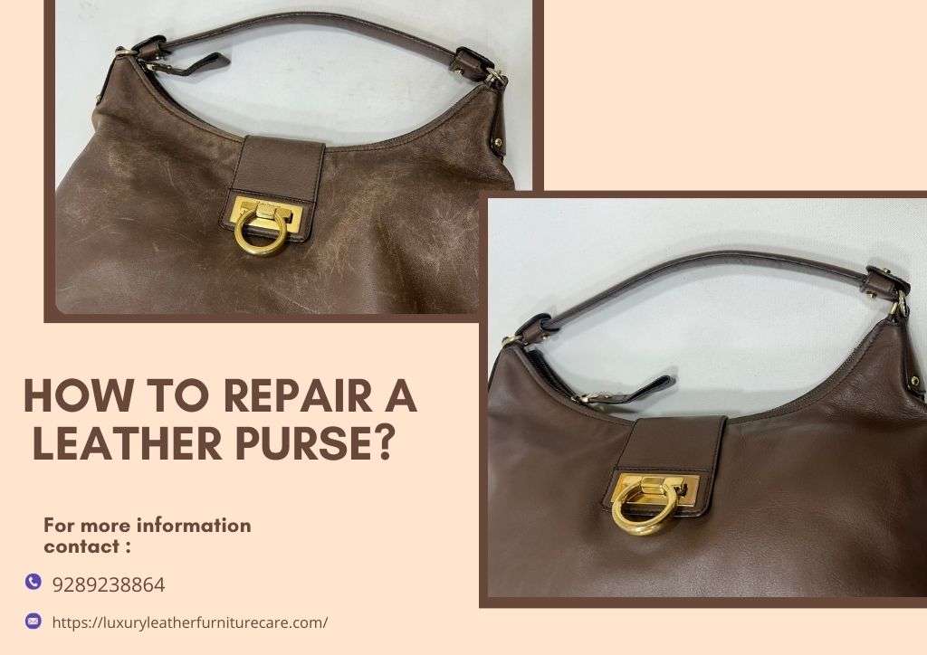 repair a leather purse