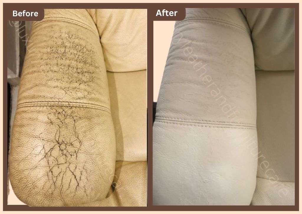 Leather sofa scratch repair