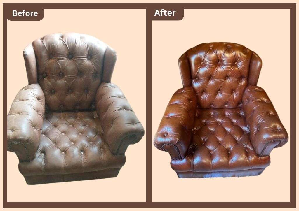 leather sofa polishing