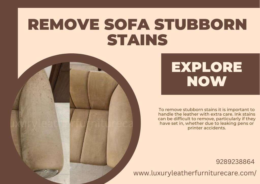 Remove Sofa Stubborn Stains