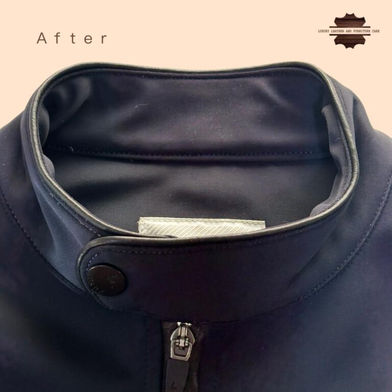 After: Leather Jacket Repair