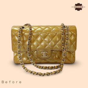 leather bag color change
