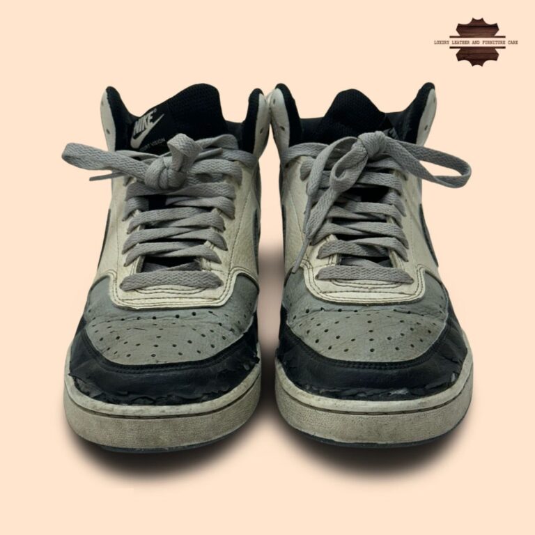 Before: Leather Shoes Repair