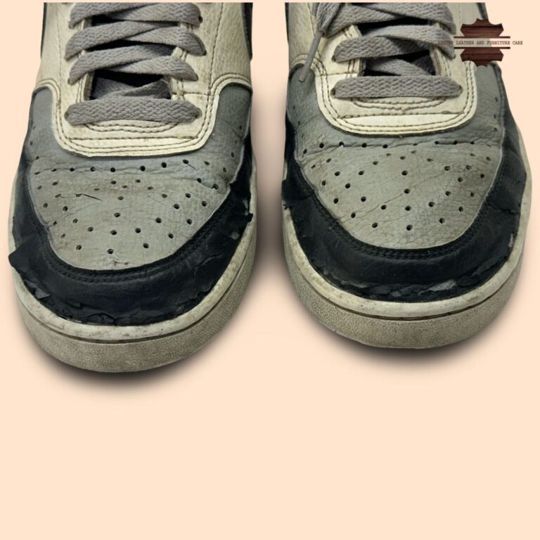 Before: Leather Shoes Repair