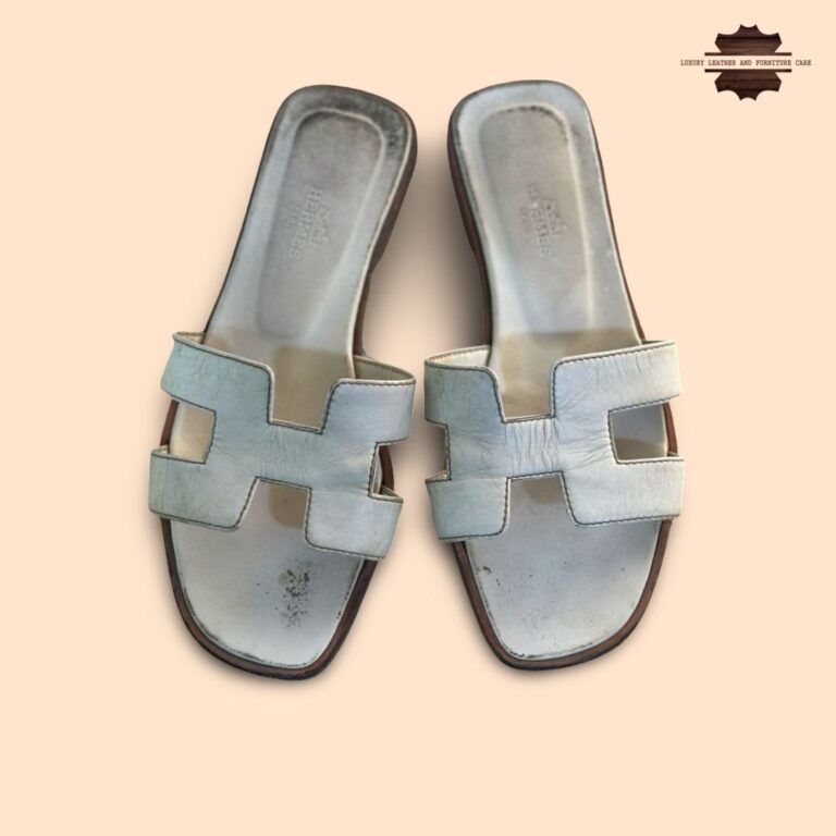 Before: Oran Sandals Cleaning