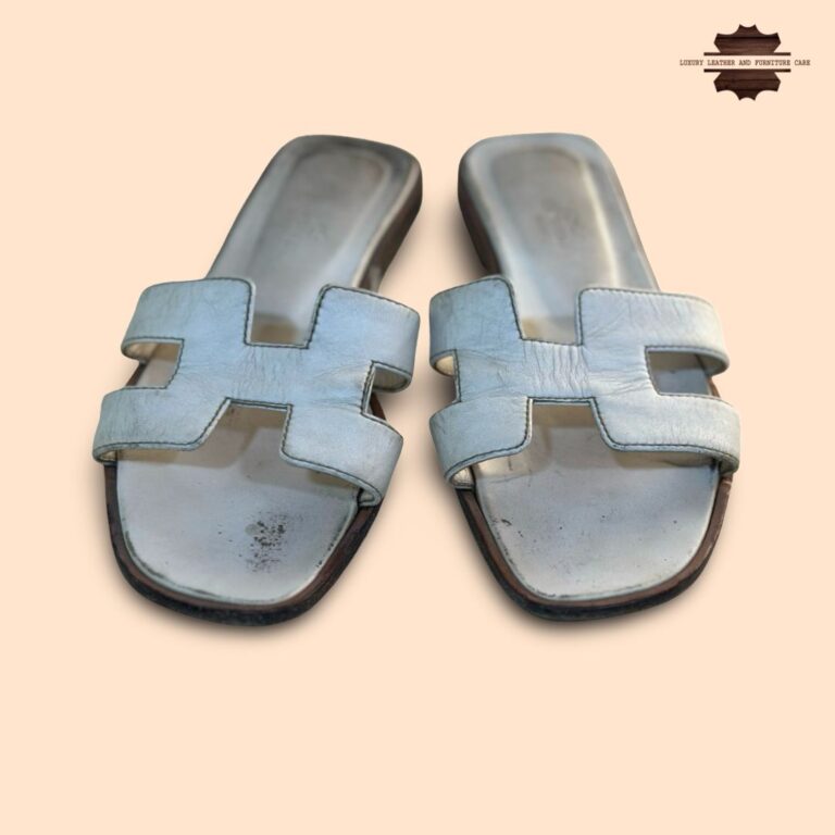 Before: Oran Sandals Cleaning