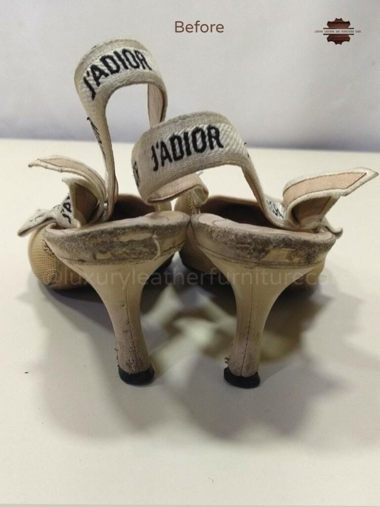 Before: Deep Shoe Cleaning & Sanitization