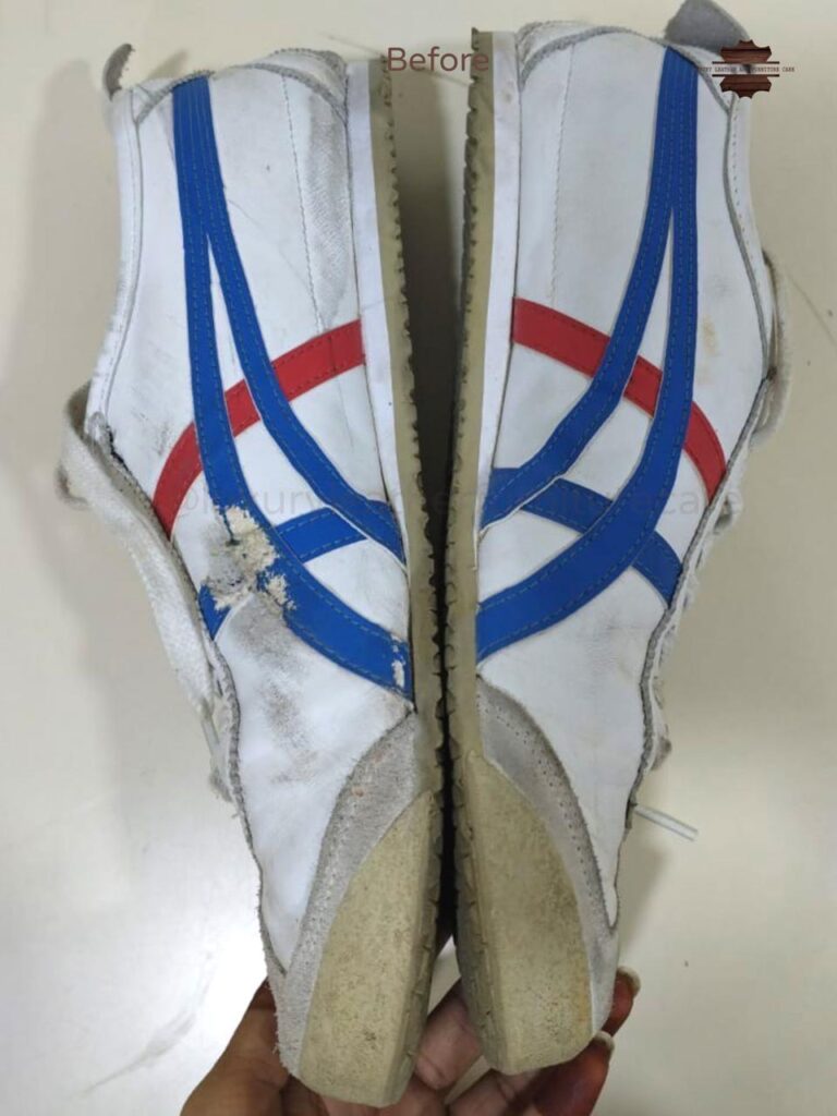 Before: Deep Shoe Cleaning & Sanitization