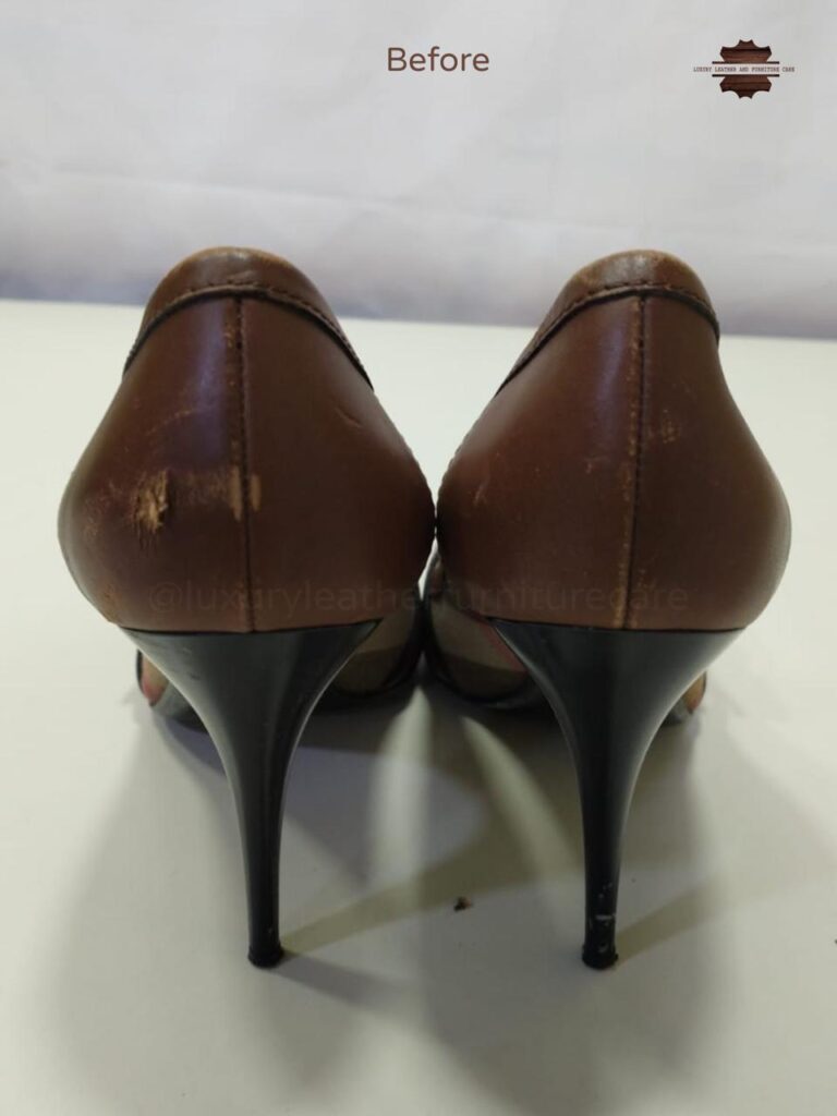 Before: Deep Shoe Cleaning & Sanitization