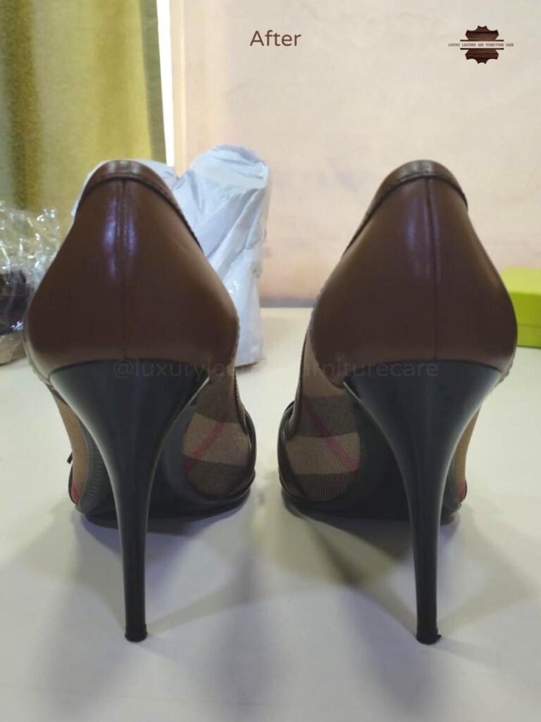 After: Deep Shoe Cleaning & Sanitization