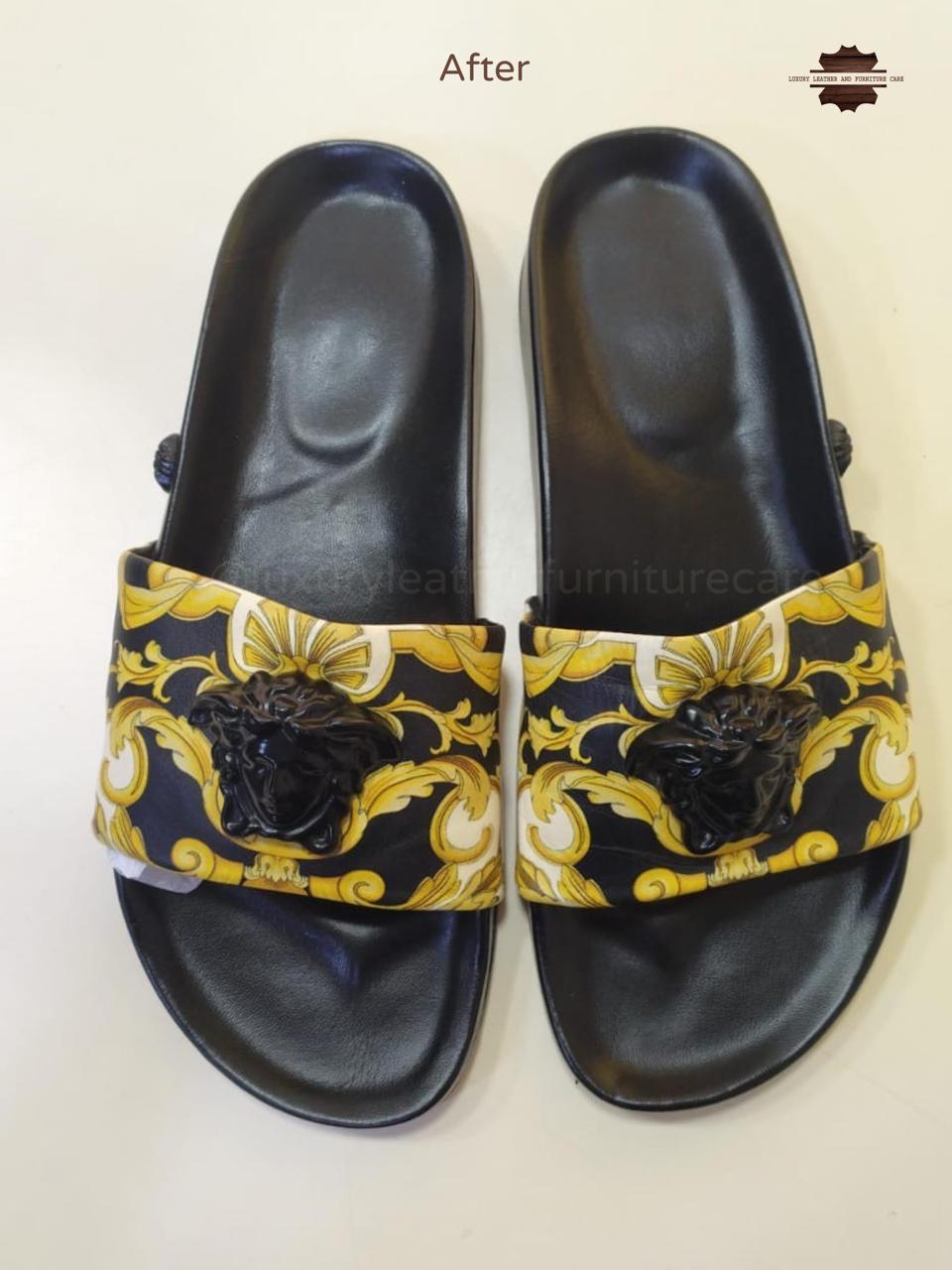 After: Deep Shoe Cleaning & Sanitization