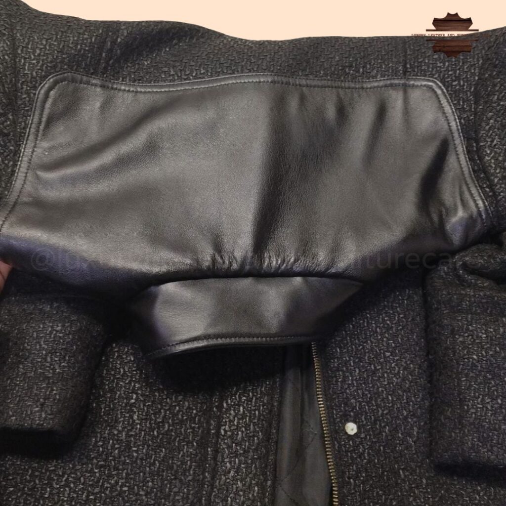 After: Jacket Leather Panel Replacement