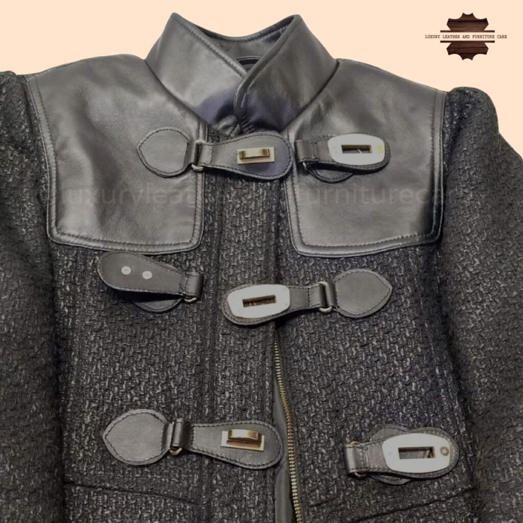 After: Jacket Leather Panel Replacement