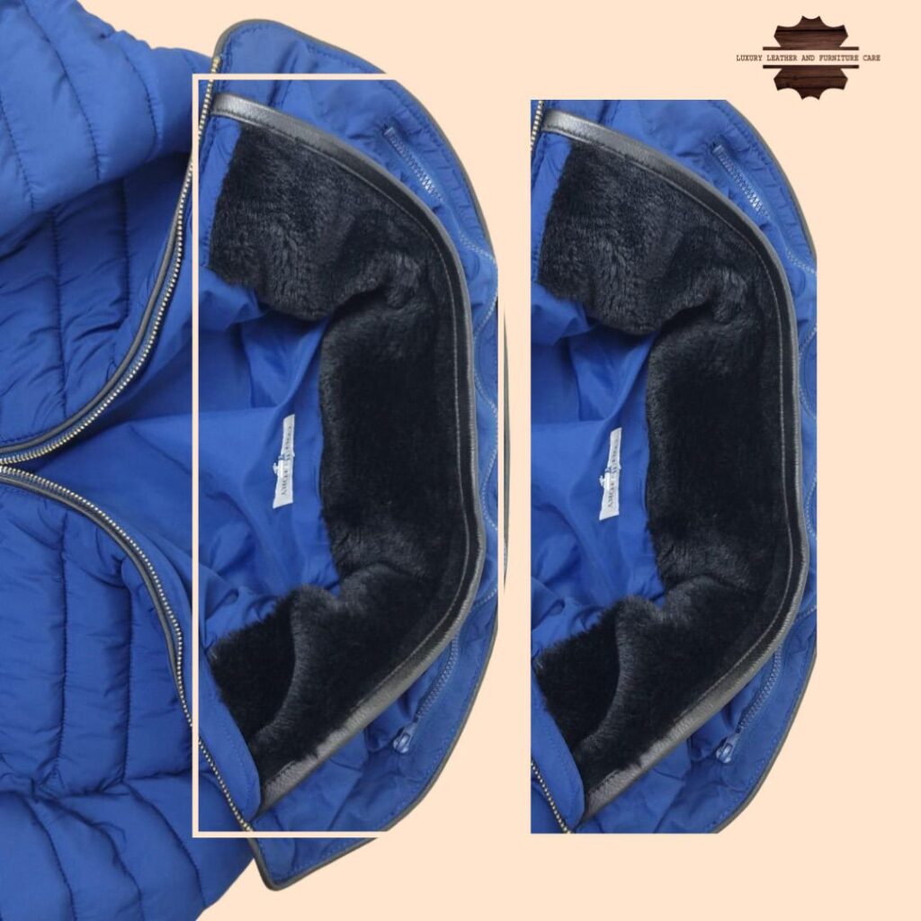 After: Jacket Leather Repair