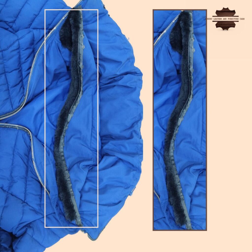 Before: Jacket Leather Repair