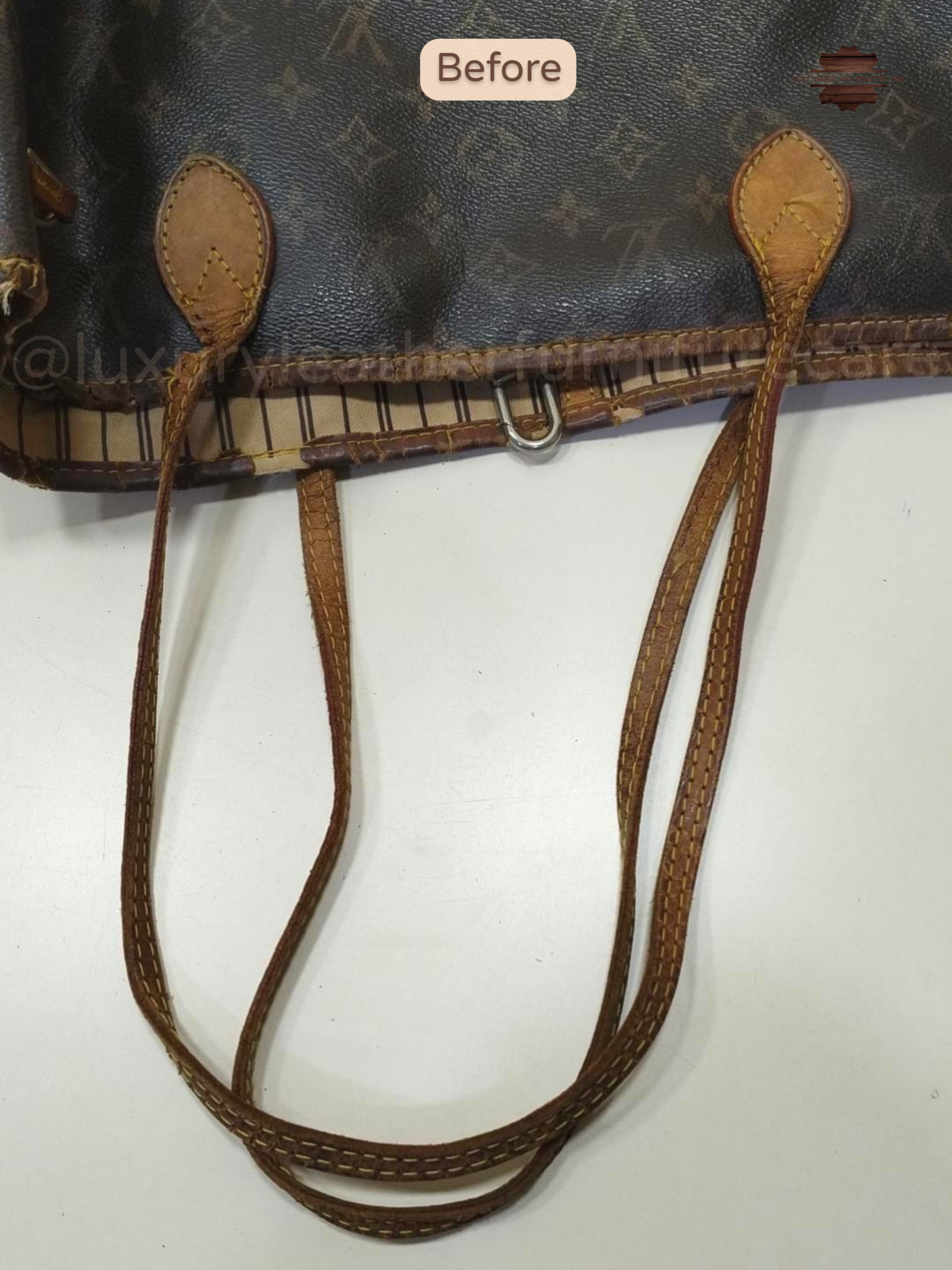 Before: Strap and Handle Repair