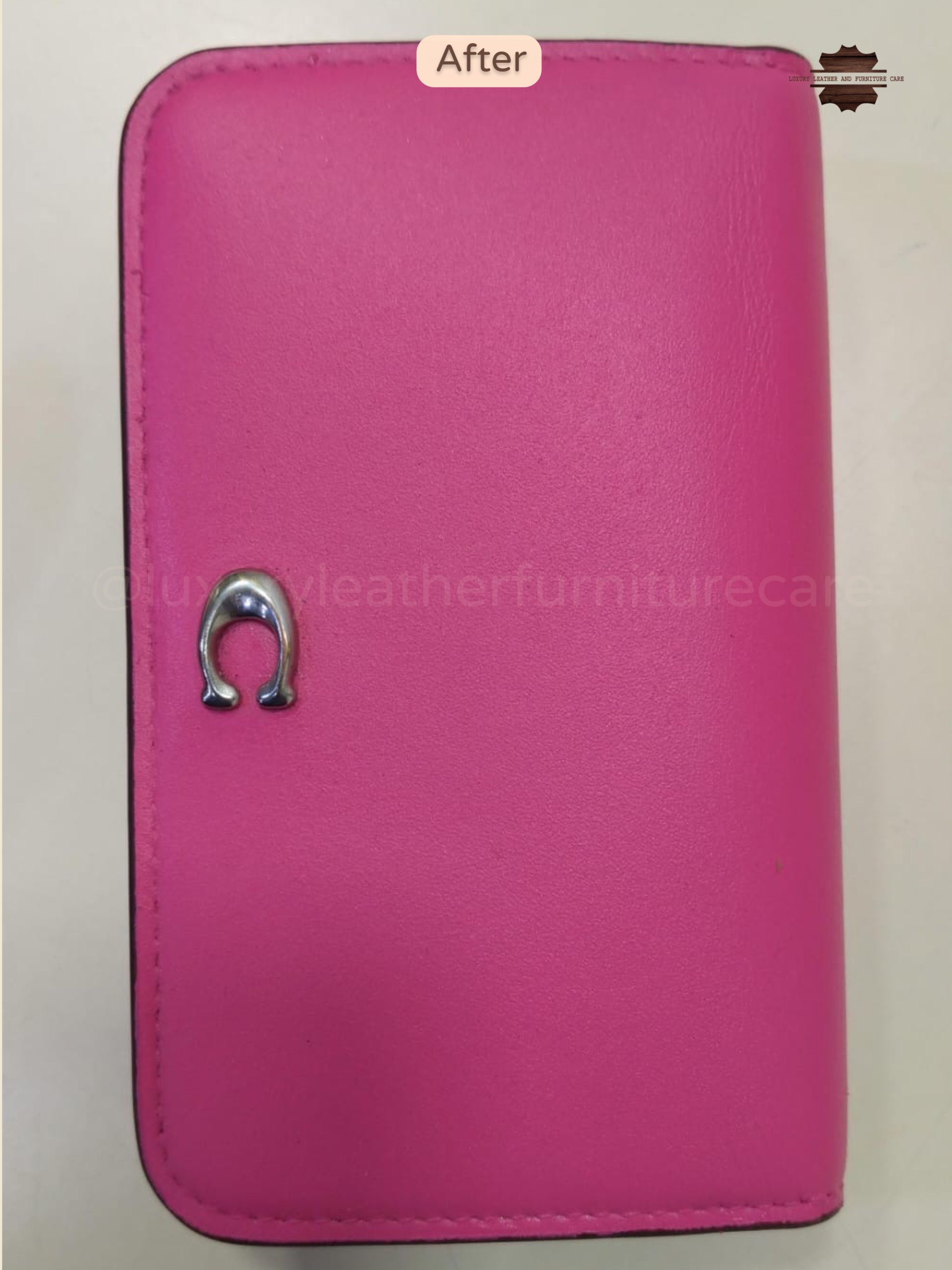 After: Leather Bag Cleaning