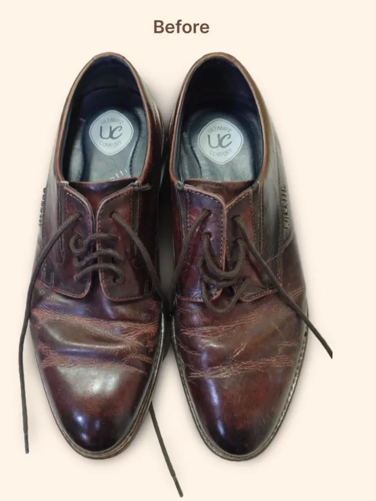 Before – Faded & Worn