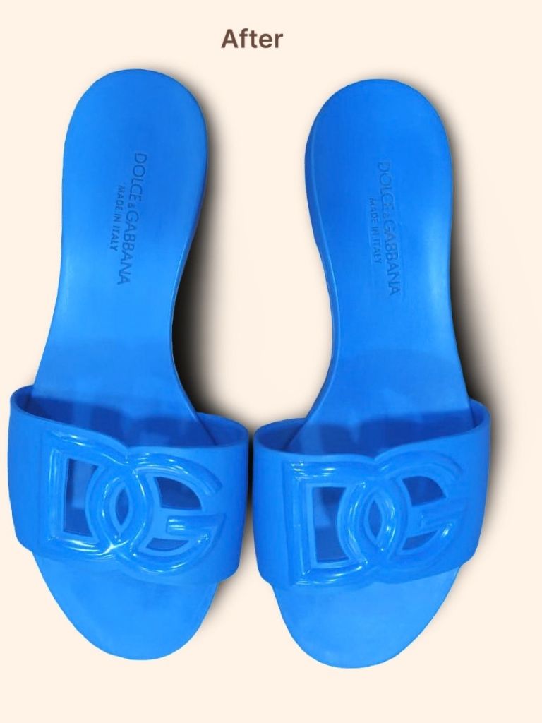 Dolce and Gabbana womens slides after heel repair