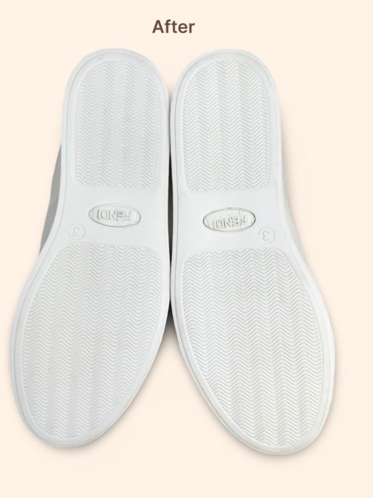 Fendi sneakers restored soles