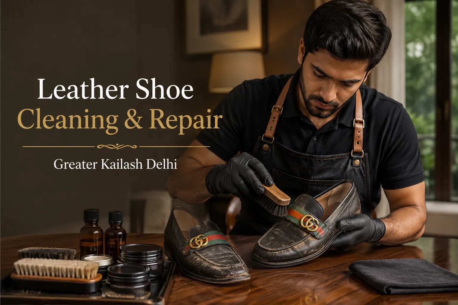 Leather Shoe Cleaning Service in Greater Kailash Delhi