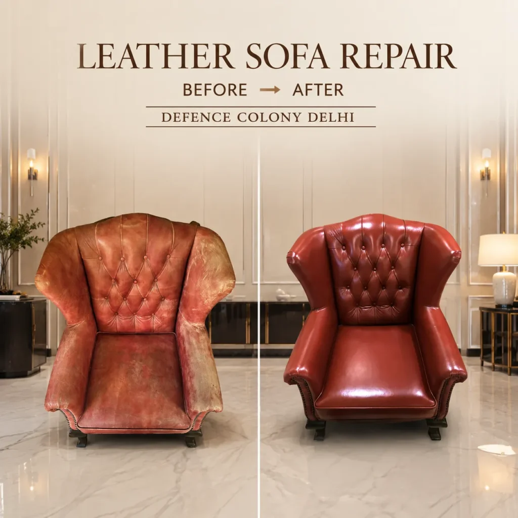 Professional Leather Sofa Repair Services in Defence Colony Delhi